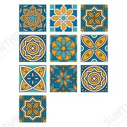 10Pcs/Set 10*10CM Wall Stickers PVC Oil-proof and Waterproof Home Living Room Bedroom Kitchen Bathroom Decorations for Home Office 10Pcs/Set 10*10CM Wall Stickers PVC Oil-proof and Waterproof Home Living Room Bedroom Kitchen Bathroom Decorations for Home Office