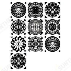 10Pcs/Set 15*15CM Wall Stickers PVC Oil-proof and Waterproof Home Living Room Bedroom Kitchen Bathroom Decorations for Home Office 10Pcs/Set 15*15CM Wall Stickers PVC Oil-proof and Waterproof Home Living Room Bedroom Kitchen Bathroom Decorations for Home Office