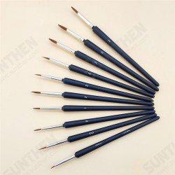 10pcs/set Hook Line Pen Paint Brushes Watercolor Brushes Hair Pen Gouache Acrylic Oil Painting For Painting Beginner Supplies 10pcs/set Hook Line Pen Paint Brushes Watercolor Brushes Hair Pen Gouache Acrylic Oil Painting For Painting Beginner Supplies