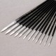 12 Pcs/Lot Paint Brush Different Size Black Short Rod White Nylon Hair Oil Painting Brushes Watercolor Acrylic Art Drawing Brush Tools