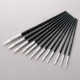 12 Pcs/Lot Paint Brush Different Size Black Short Rod White Nylon Hair Oil Painting Brushes Watercolor Acrylic Art Drawing Brush Tools