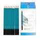 12pcs Sketching Pencil Set Professional Art Engineering Drawings Pencil Tool for Beginner Stationery School Art Supplies