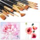 15PCS Nylon Hair Artist Paint Brushes Palette Sponge Set with Storage Case Watercolor Paint Acrylic Oil Painting Art supplies