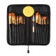 15PCS Nylon Hair Artist Paint Brushes Palette Sponge Set with Storage Case Watercolor Paint Acrylic Oil Painting Art supplies