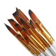 17pcs Painting Brush Set Different Size Artist Nylon Hair Wooden Handle Paint Brush DIY Watercolor Pen Drawing Art Supplies
