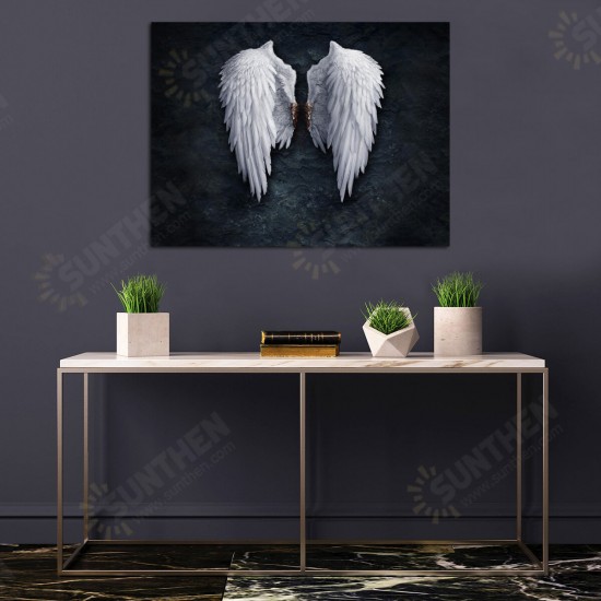 1Pc Wall Decorative Painting Angel Wings Canvas Print Wall Decor Art Pictures Frameless Wall Hanging Decorations for Home Office