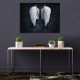 1Pc Wall Decorative Painting Angel Wings Canvas Print Wall Decor Art Pictures Frameless Wall Hanging Decorations for Home Office