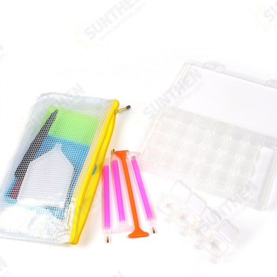 20Pcs Diamond Painting Tool Set Diamond Embroidery Box 5D DIY Art Craft Diamond Painting Kits for Adults