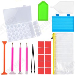 20Pcs Diamond Painting Tool Set Diamond Embroidery Box 5D DIY Art Craft Diamond Painting Kits for Adults 20Pcs Diamond Painting Tool Set Diamond Embroidery Box 5D DIY Art Craft Diamond Painting Kits for Adults