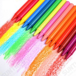 24 Colors Round Plastic Crayon Children Drawing Crayon Non-Toxic Oil Pastels Art Supplies Gifts for Childrens 24 Colors Round Plastic Crayon Children Drawing Crayon Non-Toxic Oil Pastels Art Supplies Gifts for Childrens