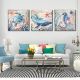 3 Pcs Wall Decorative Oil Paintings Ocean Animal Canvas Print Art Decor Pictures Frameless Wall Hanging Decorations for Home Office 3 Pcs Wall Decorative Oil Paintings Ocean Animal Canvas Print Art Decor Pictures Frameless Wall Hanging Decorations for Home Office
