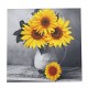 30*30*3 cm Sunflower Wall Art Painting Living Room Bedroom Hanging Canvas Pictures Office Mural Decoration Supplies