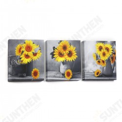 30*30*3 cm Sunflower Wall Art Painting Living Room Bedroom Hanging Canvas Pictures Office Mural Decoration Supplies 30*30*3 cm Sunflower Wall Art Painting Living Room Bedroom Hanging Canvas Pictures Office Mural Decoration Supplies
