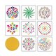 35 PCS Mandala Dotting Tools Stencil Ball Stylus Brushes Paint Tray for Painting Rocks Coloring Drawing and Drafting