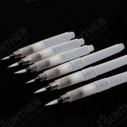 3/6 Pcs/pack Shuanglei mb-96 Water Color Painting Brush Pens Soft Nylon Hair Brush For Beginner Painting Drawing Writing Brush Art Supplies Gifts