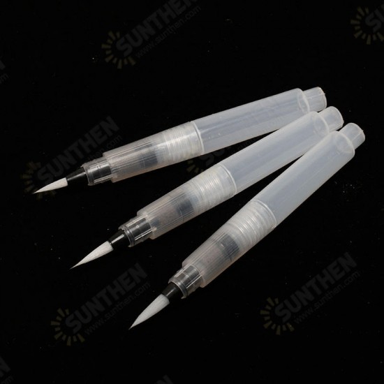 3/6 Pcs/pack Shuanglei mb-96 Water Color Painting Brush Pens Soft Nylon Hair Brush For Beginner Painting Drawing Writing Brush Art Supplies Gifts 3/6 Pcs/pack Shuanglei mb-96 Water Color Painting Brush Pens Soft Nylon Hair Brush For Beginner Painting Drawing Writing Brush Art Supplies Gifts