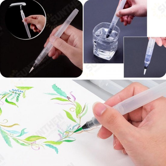 3/6 Pcs/pack Shuanglei mb-96 Water Color Painting Brush Pens Soft Nylon Hair Brush For Beginner Painting Drawing Writing Brush Art Supplies Gifts 3/6 Pcs/pack Shuanglei mb-96 Water Color Painting Brush Pens Soft Nylon Hair Brush For Beginner Painting Drawing Writing Brush Art Supplies Gifts