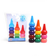 3D 12 Colors Finger Crayons Children's Drawing Beginner Education Student Plastic Crayon Painting Supplies