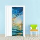 3D Door Wall Fridge Sticker Decals Self Adhesive Mural Scenery Fabric Home Decor 200*77cm