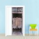 3D Door Wall Fridge Sticker Decals Self Adhesive Mural Scenery Fabric Home Decor 200*77cm