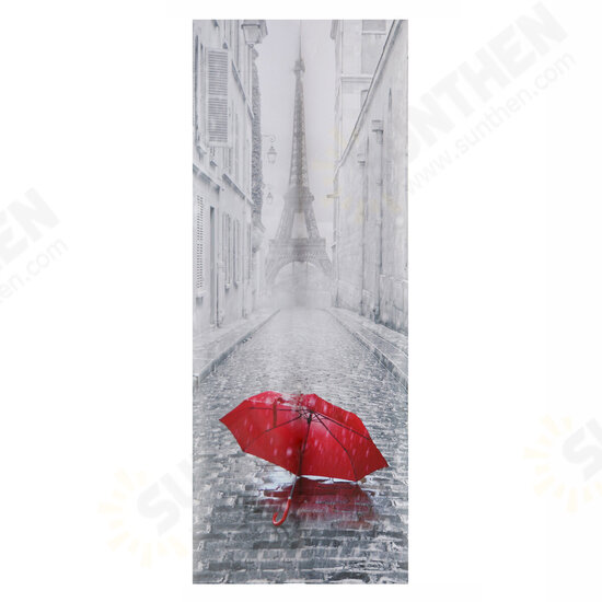 3D Door Wall Fridge Sticker Decals Self Adhesive Mural Scenery Fabric Home Decor 200*77cm