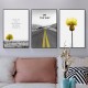 3Pcs City Scenery Canvas Paintings Wall Decorative Print Art Pictures Unframed Wall Hanging Home Office Decorations