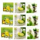 3Pcs Fruit Canvas Print Paintings Wall Decorative Print Art Pictures Frameless Wall Hanging Decorations for Home Office