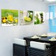 3Pcs Fruit Canvas Print Paintings Wall Decorative Print Art Pictures Frameless Wall Hanging Decorations for Home Office