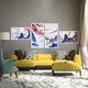 4 Pcs Wall Decorative Painting Modern Abstract Wall Decor Plum Blossom Art Pictures Canvas Prints Home Office Decorations Oil Paintings 4 Pcs Wall Decorative Painting Modern Abstract Wall Decor Plum Blossom Art Pictures Canvas Prints Home Office Decorations Oil Paintings