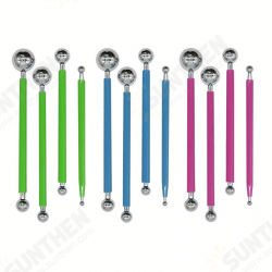 4 pcs 8 Heads Fondant Tools Decorating Pen Stainless Steel Head Balls Fondant Pen Sugar Craft Decorating Tools 4 pcs 8 Heads Fondant Tools Decorating Pen Stainless Steel Head Balls Fondant Pen Sugar Craft Decorating Tools
