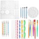 40Pcs/set DIY Mandala Dotting Tools Set For Painting Rocks Dot Kit Rock Stone Painting Pen Polka Dot Art Tool Template Cosmetic