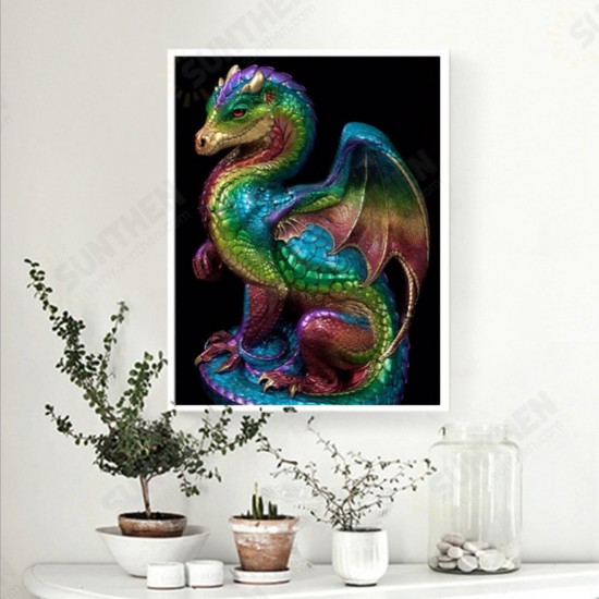 5D DIY Diamond Painting Dragon Monster Art Craft Kit Handmade Wall Decorations Gifts for Kids Adult