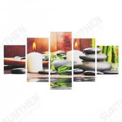 5Pcs Canvas Painting Candle Scenery Picture Wall Decorative Print Art Pictures Frameless Wall Hanging Home Office Decorations 5Pcs Canvas Painting Candle Scenery Picture Wall Decorative Print Art Pictures Frameless Wall Hanging Home Office Decorations