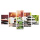 5Pcs Canvas Painting Candle Scenery Picture Wall Decorative Print Art Pictures Frameless Wall Hanging Home Office Decorations 5Pcs Canvas Painting Candle Scenery Picture Wall Decorative Print Art Pictures Frameless Wall Hanging Home Office Decorations