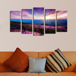 5Pcs Canvas Print Paintings Scenery Oil Painting Wall Decorative Printing Art Picture Frameless Home Office Decoration 5Pcs Canvas Print Paintings Scenery Oil Painting Wall Decorative Printing Art Picture Frameless Home Office Decoration