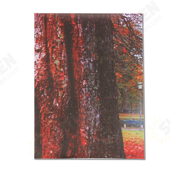 5Pcs Red Falling Leaves Canvas Painting Autumn Tree Wall Decorative Print Art Pictures Unframed Wall Hanging Home Office Decorations