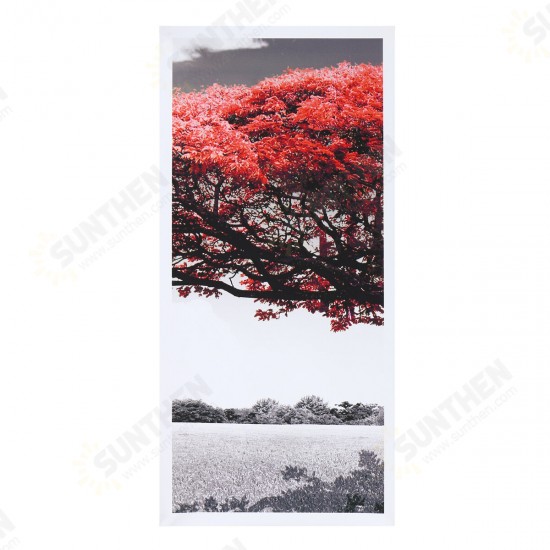 5Pcs Red Tree Canvas Paintings Wall Decorative Print Art Pictures Unframed Wall Hanging Home Office Decorations