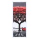 5Pcs Red Tree Canvas Paintings Wall Decorative Print Art Pictures Unframed Wall Hanging Home Office Decorations
