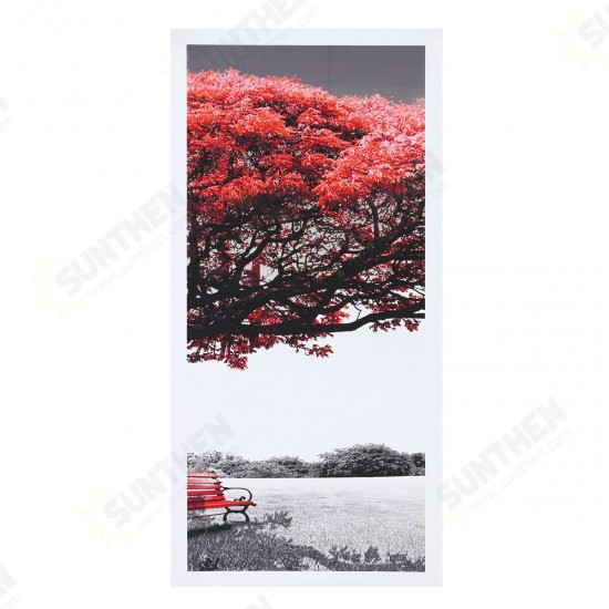 5Pcs Red Tree Canvas Paintings Wall Decorative Print Art Pictures Unframed Wall Hanging Home Office Decorations