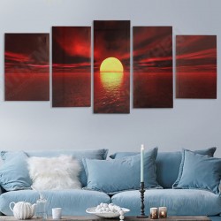 5Pcs Wall Decorative Paintings Canvas Print Art Pictures Frameless Wall Hanging Decorations for Home Office 5Pcs Wall Decorative Paintings Canvas Print Art Pictures Frameless Wall Hanging Decorations for Home Office