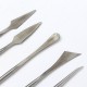 5Pcs/set Clay Scrapers Stainless Steel Clay Sculpting Tools Carving Pottery Tools Artist Supplies