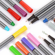 6/12/24 Colors 0.4mm Hook Line Pen Fineliner Pens Colored Watercolor Marker Pen Set Stationery School Students Supplies