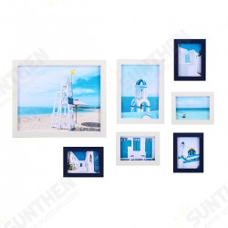 7 Pcs/set Photo Frames 5/7/10-inch Wall Hanging Family Memory Art Picture Photo Home Office Hotel Decoration 7 Pcs/set Photo Frames 5/7/10-inch Wall Hanging Family Memory Art Picture Photo Home Office Hotel Decoration