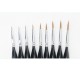 9 Pcs Hook Line Pen Set Black Triangle Pole Brush Pens Oil Painting Brush Watercolor Art for Student School 9 Pcs Hook Line Pen Set Black Triangle Pole Brush Pens Oil Painting Brush Watercolor Art for Student School