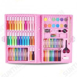90Pcs Painting Art Set Kids Painting Tool Drawing Graffiti Toys Watercolor Pens Oil Pastel Children Gifts 90Pcs Painting Art Set Kids Painting Tool Drawing Graffiti Toys Watercolor Pens Oil Pastel Children Gifts