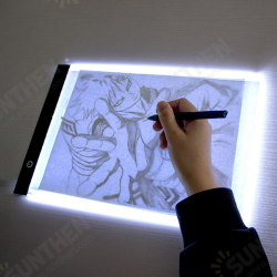 A3 LED Light Pad Tracing Stepless/Three Gear Dimmable Brightness Diamond Painting Board with Scale Art Copy Pad Writing Sketching LED Light Artboard 420*300*4mm A3 LED Light Pad Tracing Stepless/Three Gear Dimmable Brightness Diamond Painting Board with Scale Art Copy Pad Writing Sketching LED Light Artboard 420*300*4mm
