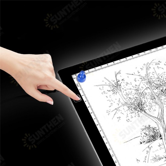 A3/A4 Drawing Tablet USB Powered Three Gear Dimming Stepless Dimming Art Stencil Board Portable Copy Station