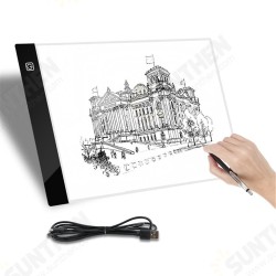 A4 LED Art Stencil Board Eco-friendly DC5V Tracing Drawing Board Pad Table Comic Sketching Tool Copying Platform Drawing Supplies A4 LED Art Stencil Board Eco-friendly DC5V Tracing Drawing Board Pad Table Comic Sketching Tool Copying Platform Drawing Supplies