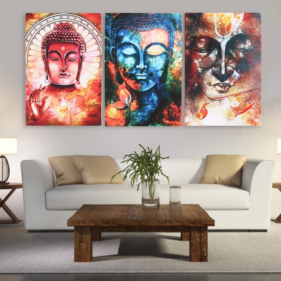Abstract Colorful Joss Statue Canvas Print Paintings Art Painting Posters Prints Wall Art Framed for Living Room Home Decor