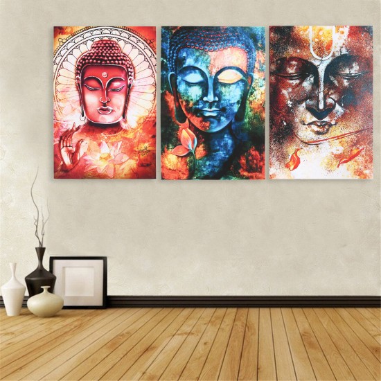 Abstract Colorful Joss Statue Canvas Print Paintings Art Painting Posters Prints Wall Art Framed for Living Room Home Decor
